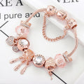 Rose Dreamcatcher Bracelet With Charms Included in Sterling Silver