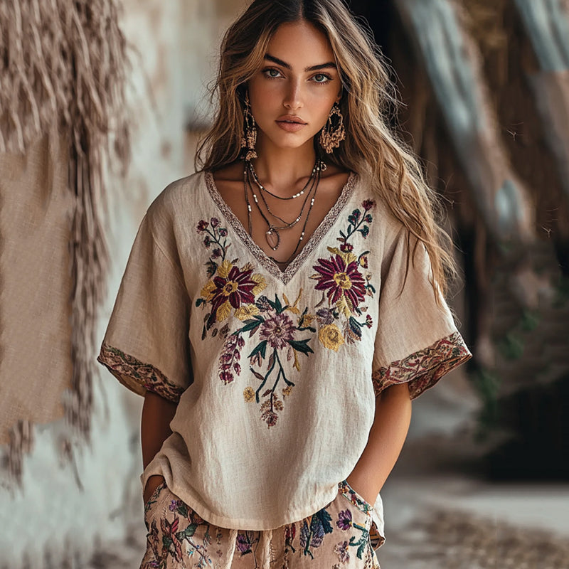 Timeless Vintage Style Top