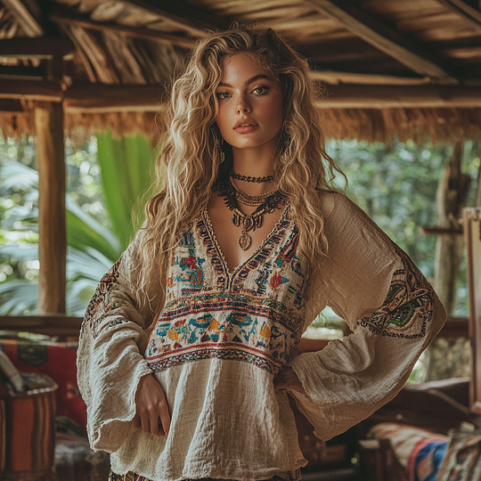 Gracefully Designed Blouse