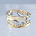 Gold & Zirconia Ring