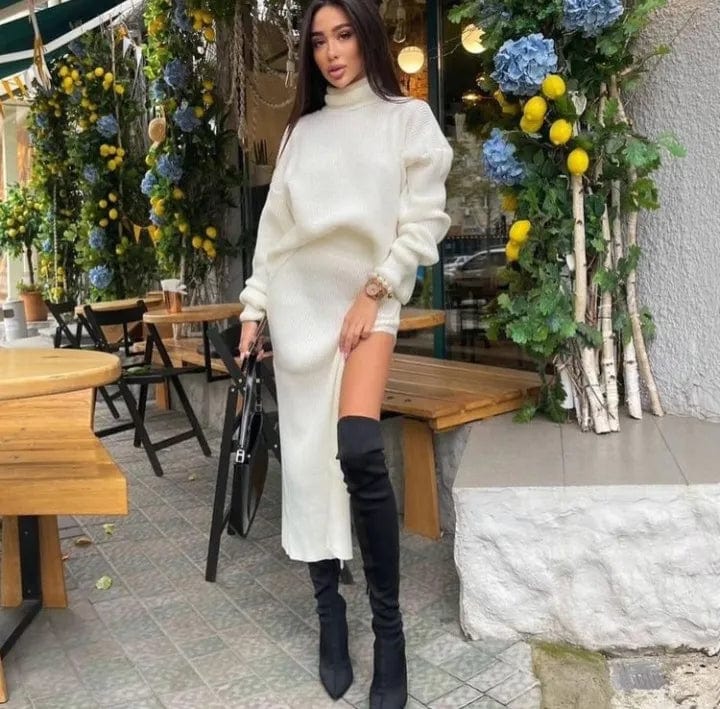 LM | Knitted sweater with turtleneck