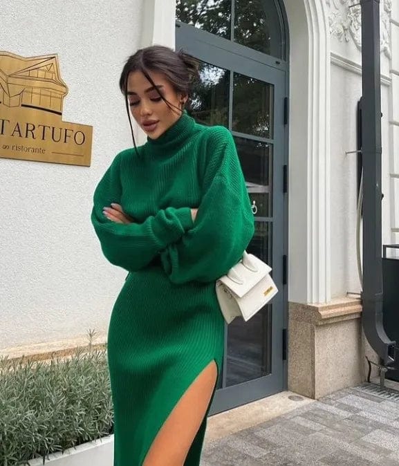 LM | Knitted sweater with turtleneck