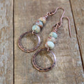Bronze With Stones Earrings