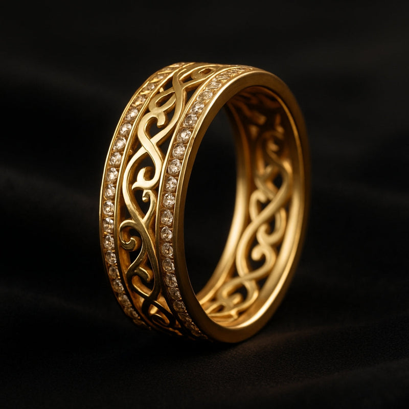 Beautiful Gold Ring with Unique Style