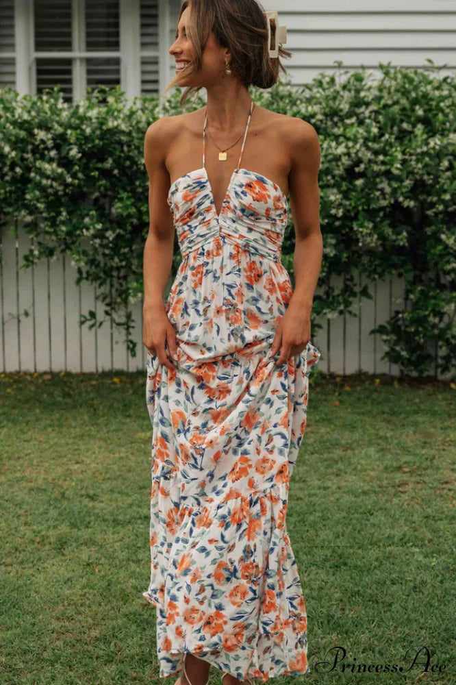 Orange Floral