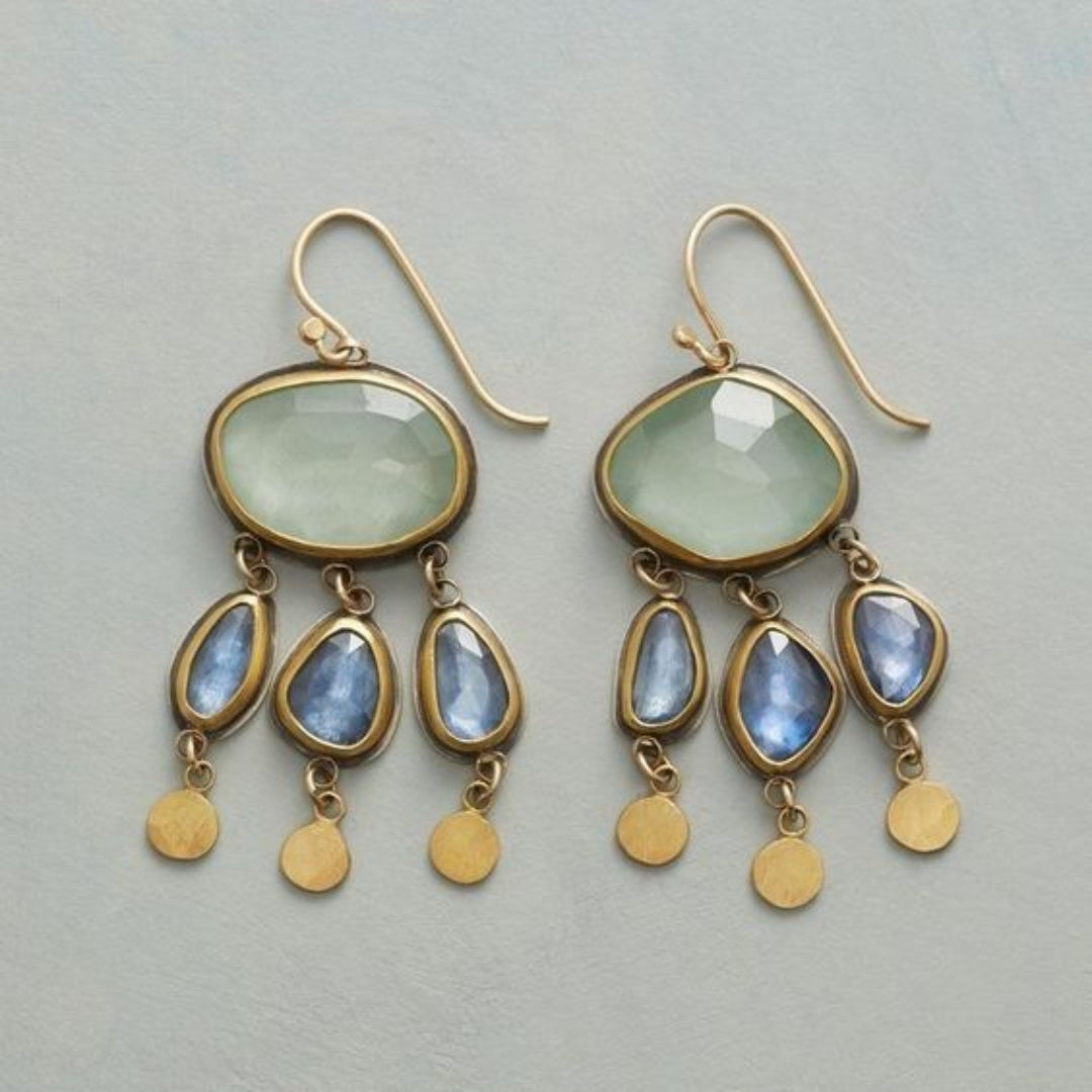 Colorful Rain Stones Earrings