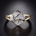 Bright Symbol Gold Ring