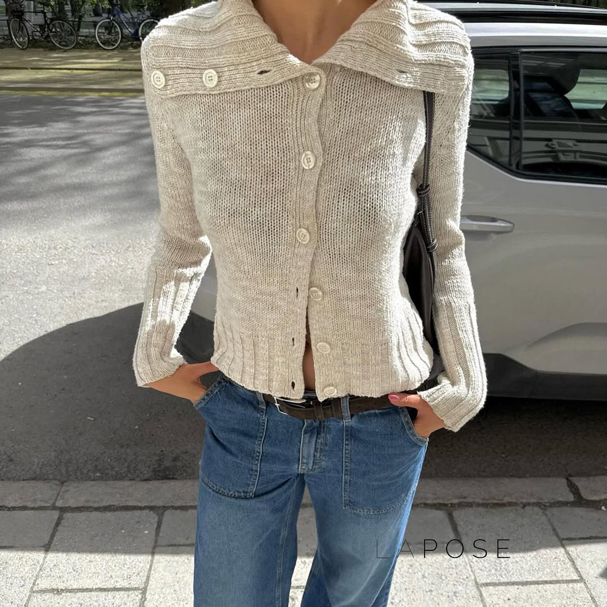 A Vintage Style Cardigan with Delicate Timeless Details