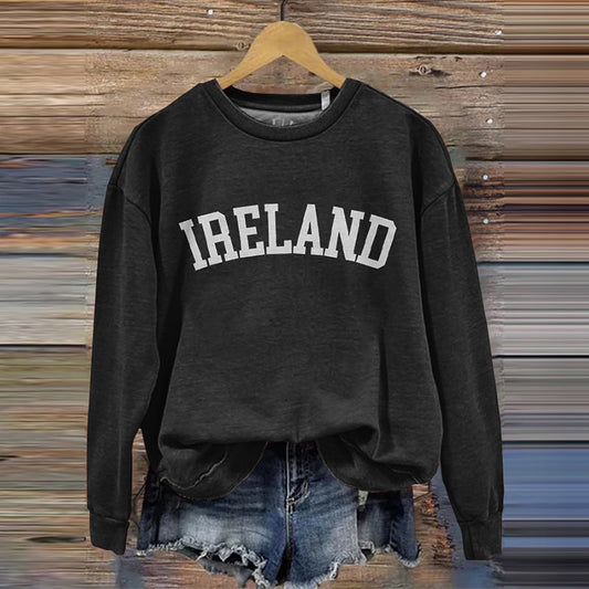 Comstylish Ireland Art Pattern Vintage Cozy Sweatshirt