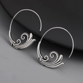 Spiral Silver Earrings