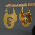 Irregular Golden Earrings