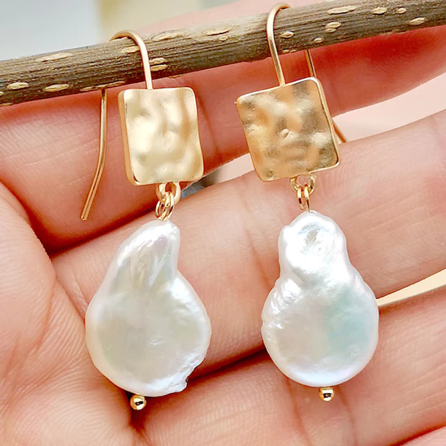 Baroque Gold Earrings