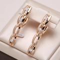 Chained Earrings in Gold