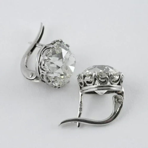 1+1 Offer: Layered Zirconia Ring + Zirconia Silver Earrings