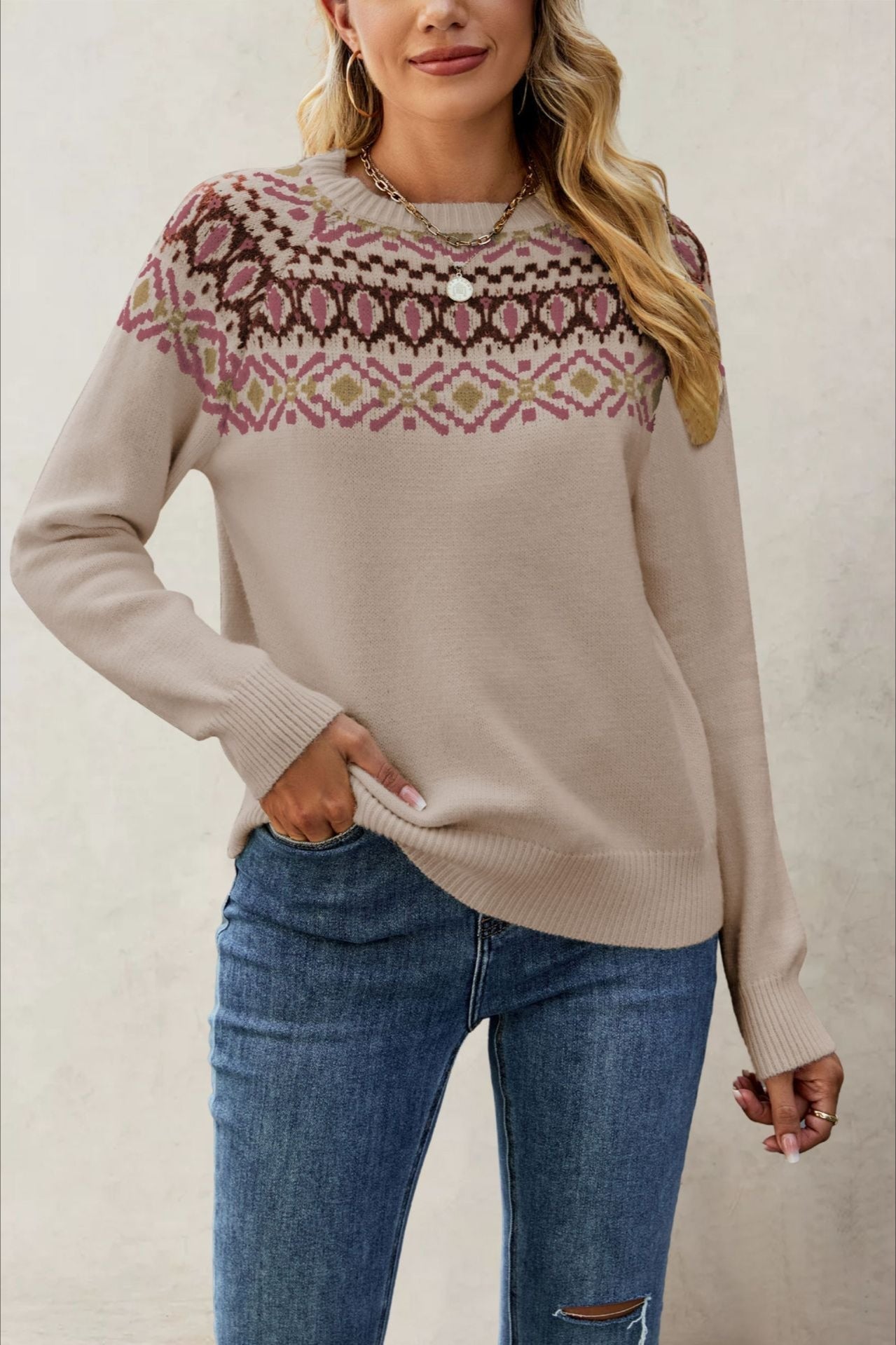 Gracefully Designed Sweater