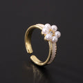 Flower Pearl Ring