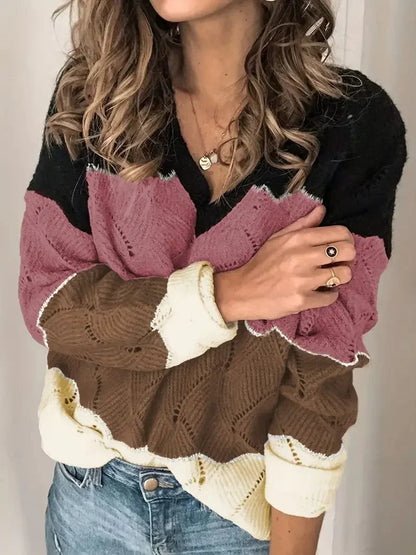 LM | Sweater with V-neck