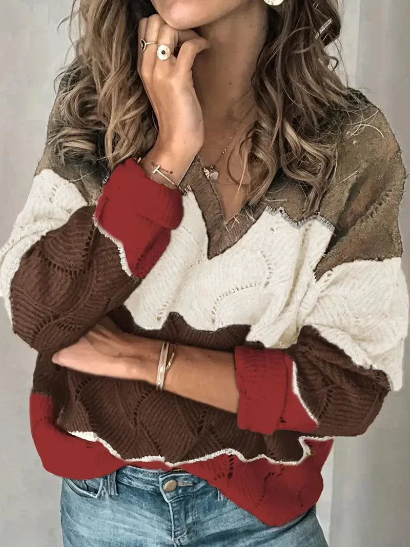 LM | Sweater with V-neck