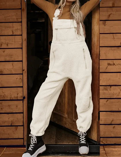 LM | Women's fleece thermal overall with zipped pockets