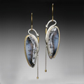 Silver Darkie Earrings