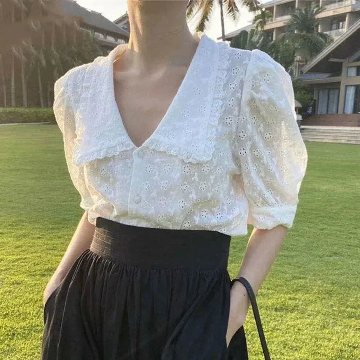 Timeless Vintage Style Blouse