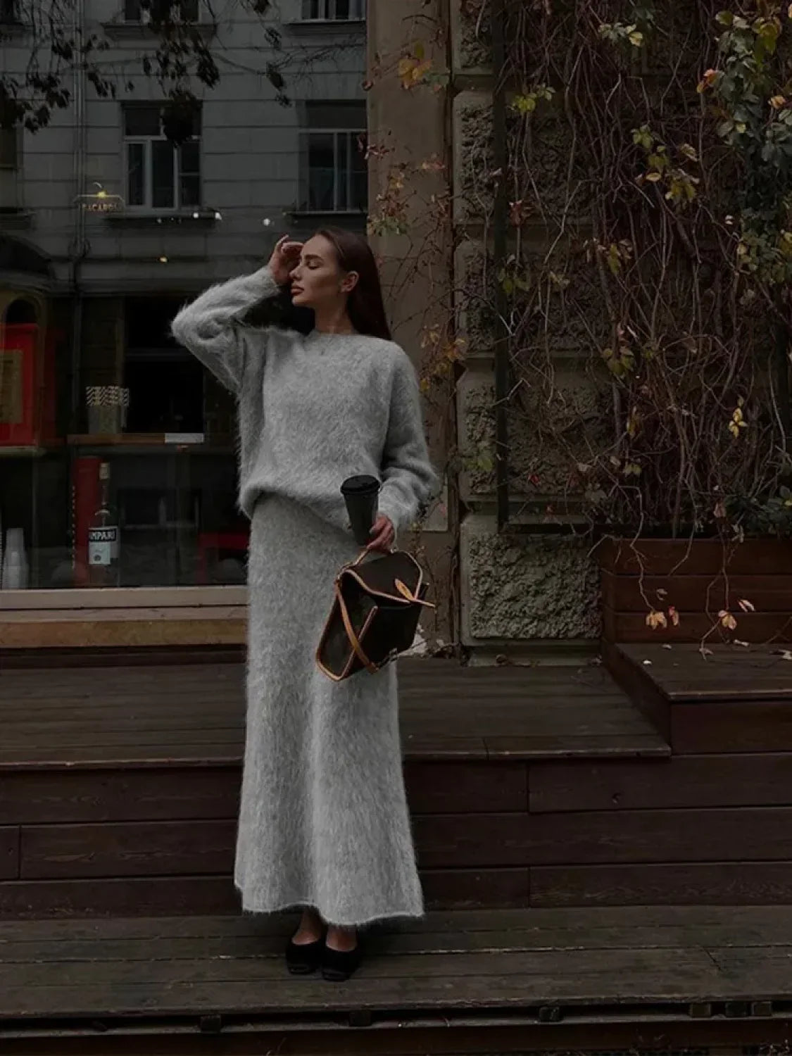 Grey suit