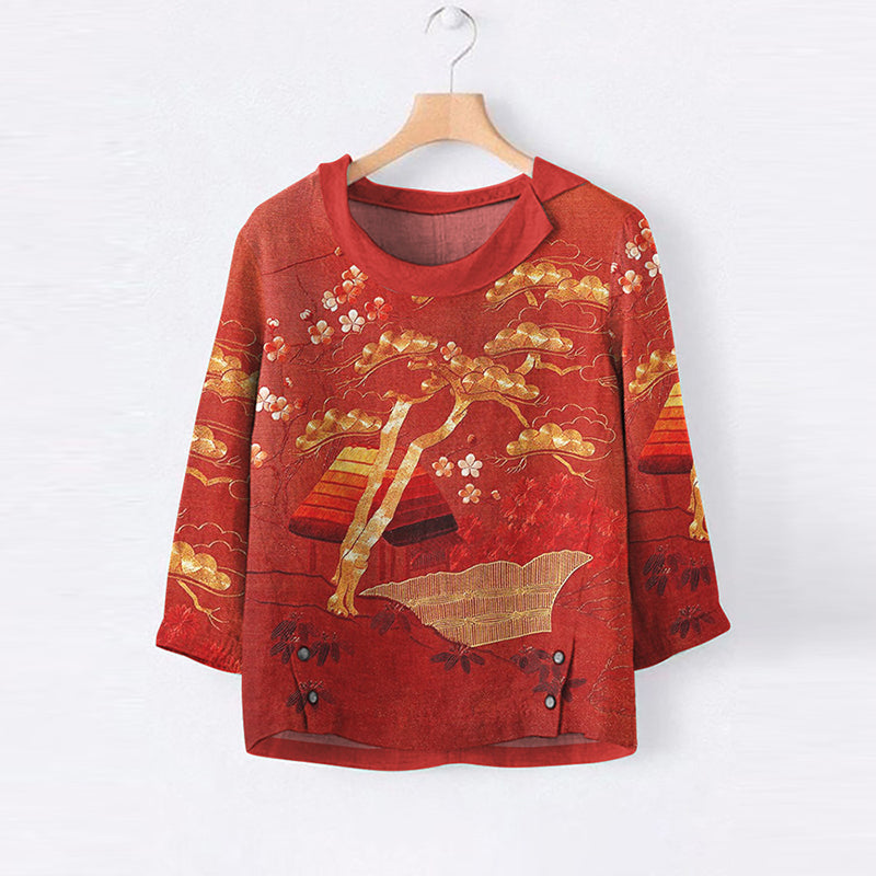 Timeless Vintage Style Blouse