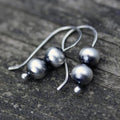 Silver Pearl Earrings