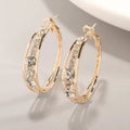 Earrings Made of Gold Plating