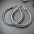 Silver Beads Earrings