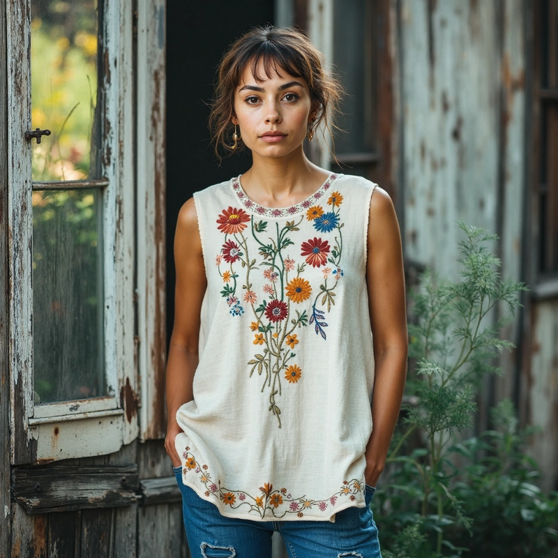 Timeless Vintage Style Top