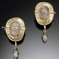 Golden & Pearl Earrings