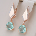 Turquoise Crystal Earrings