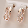 Bright Hollow Drop Earrings
