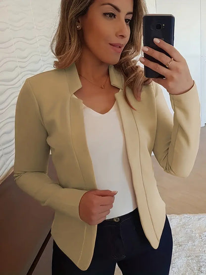 LM | elegant long-sleeved blazer for spring