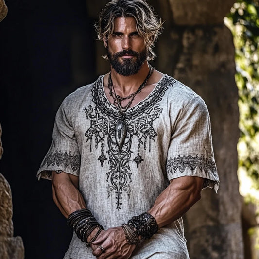 Men's Viking Vintage Celtic Casual Shirt artswardrobe