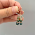Green Stones Earrings