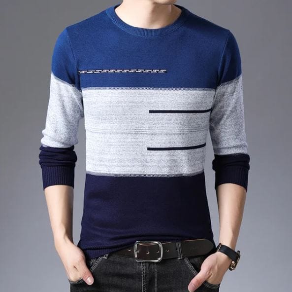 LM | Striped cotton sweater