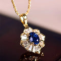 Kavella Noctazure Exquisite Gold Necklace