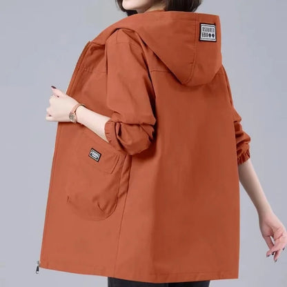 LM | Long spring coat with hood