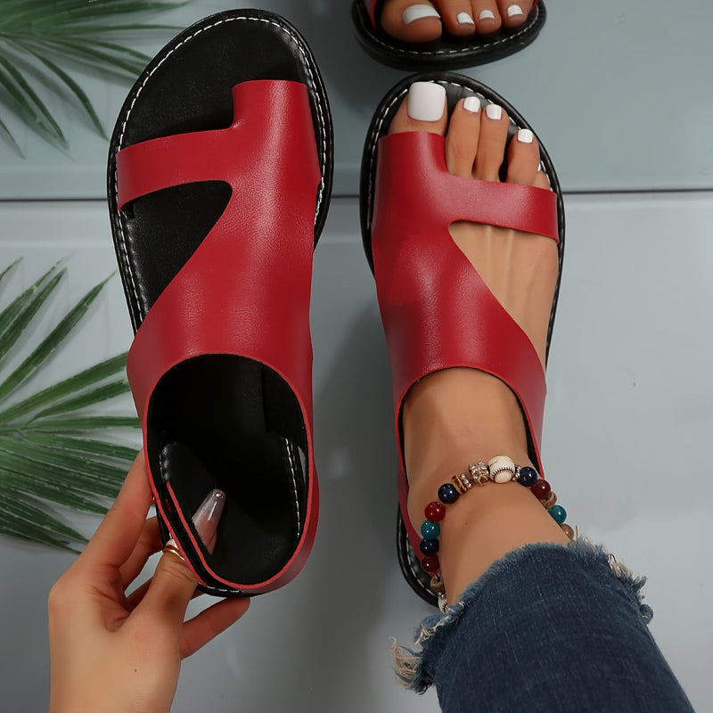 LM | Fashionable sandals with open toe and cut-out design