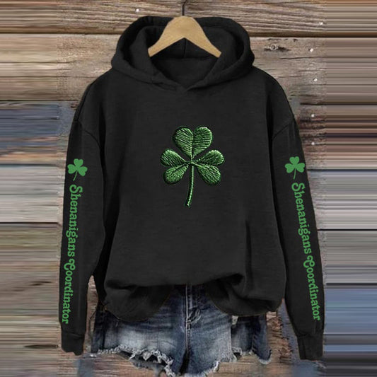Comstylish Women'S St. Patrick'S Day Printed Hat Sweatshirt