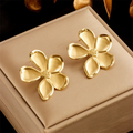 Golden Flower Earrings
