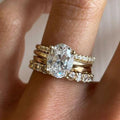 Zirconia Bright Ring Set