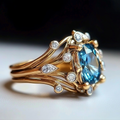 Crystal Blue Ring