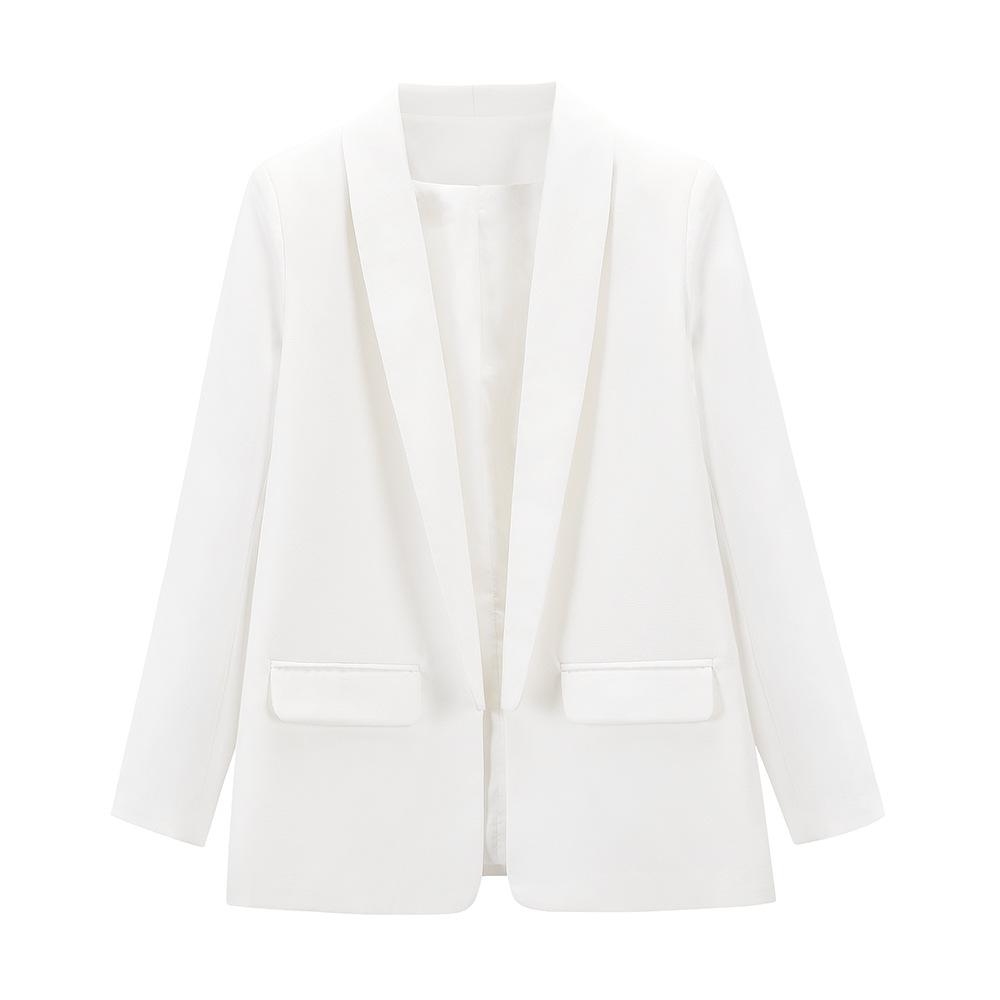 Casual Solid Color Slim Coats