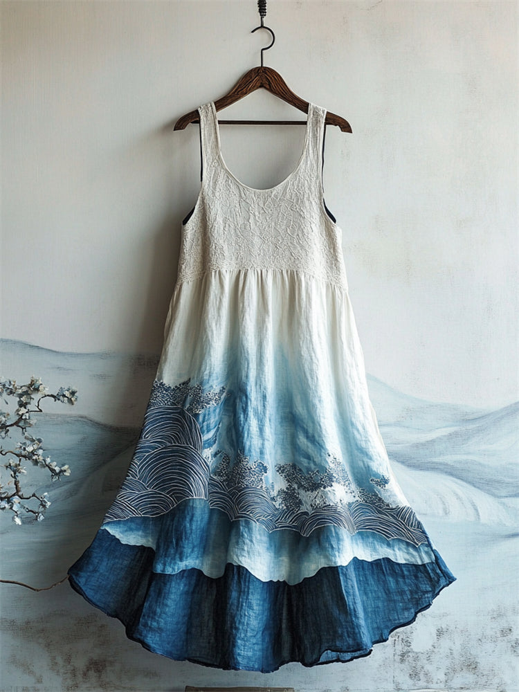 Blue white
