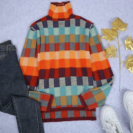 LM | Elegant plaid sweater