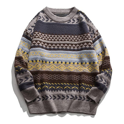 LM | Retro casual knitted sweater 2024
