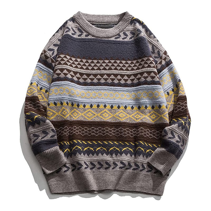 LM | Retro casual knitted sweater 2024